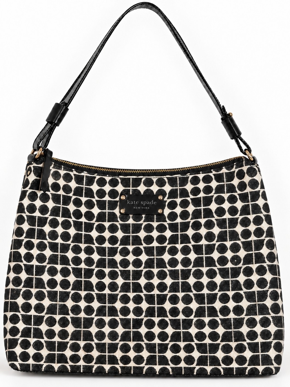 Kate Spade Shimmer Geometric Hobo Shoulder Bag